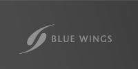blue wings